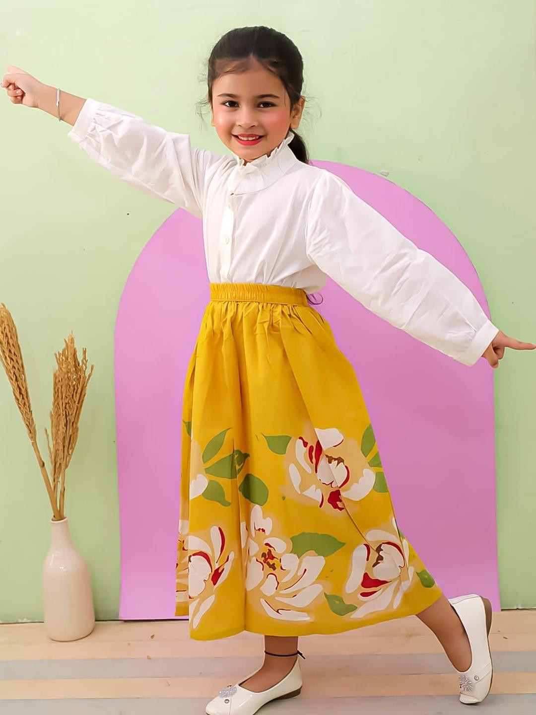House Of Kids Unisex Yellow Dresses