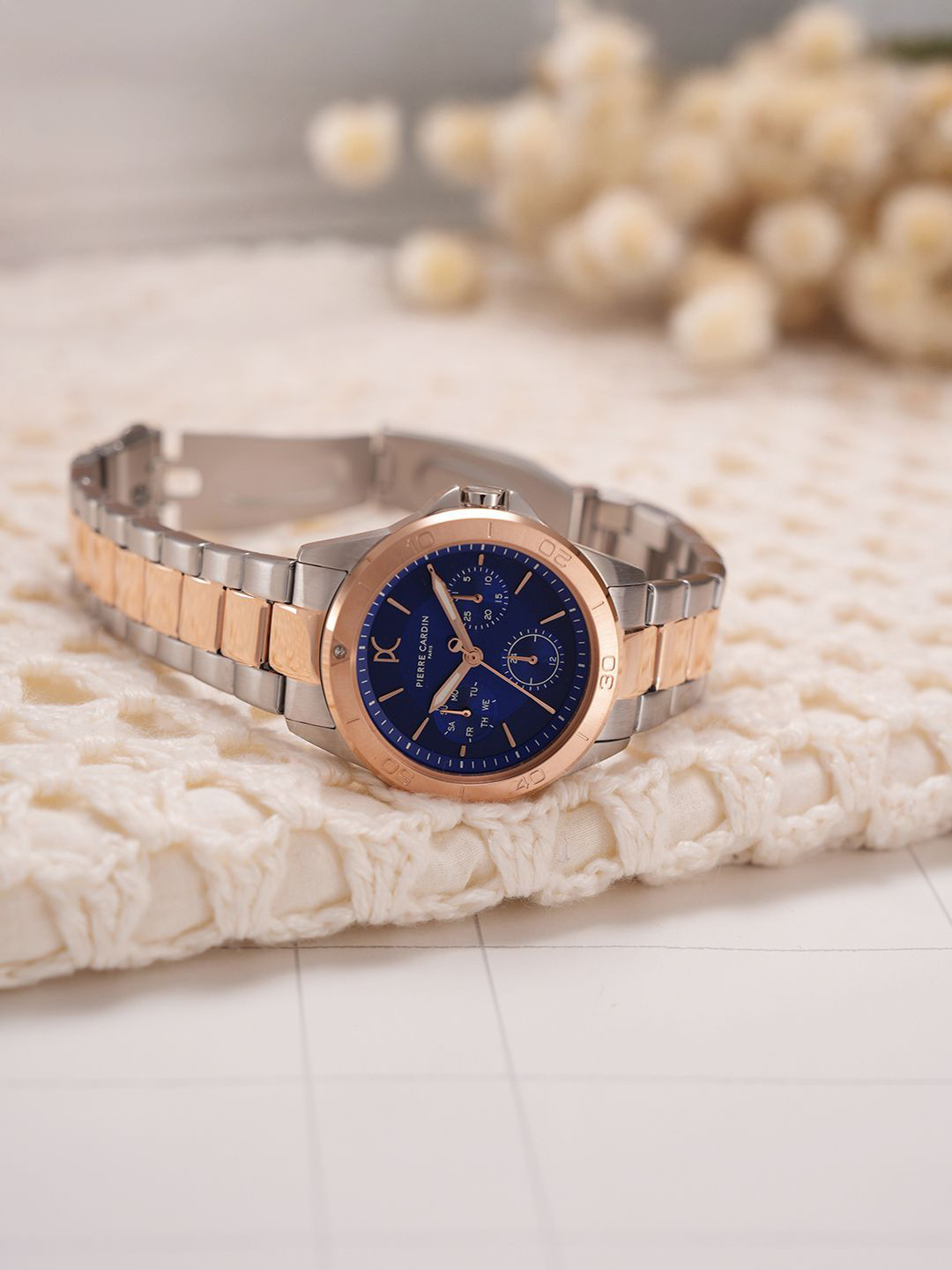 pierre cardin Women Bracelet Style Straps Analogue Multi Function Watch CF.1026.MU.3