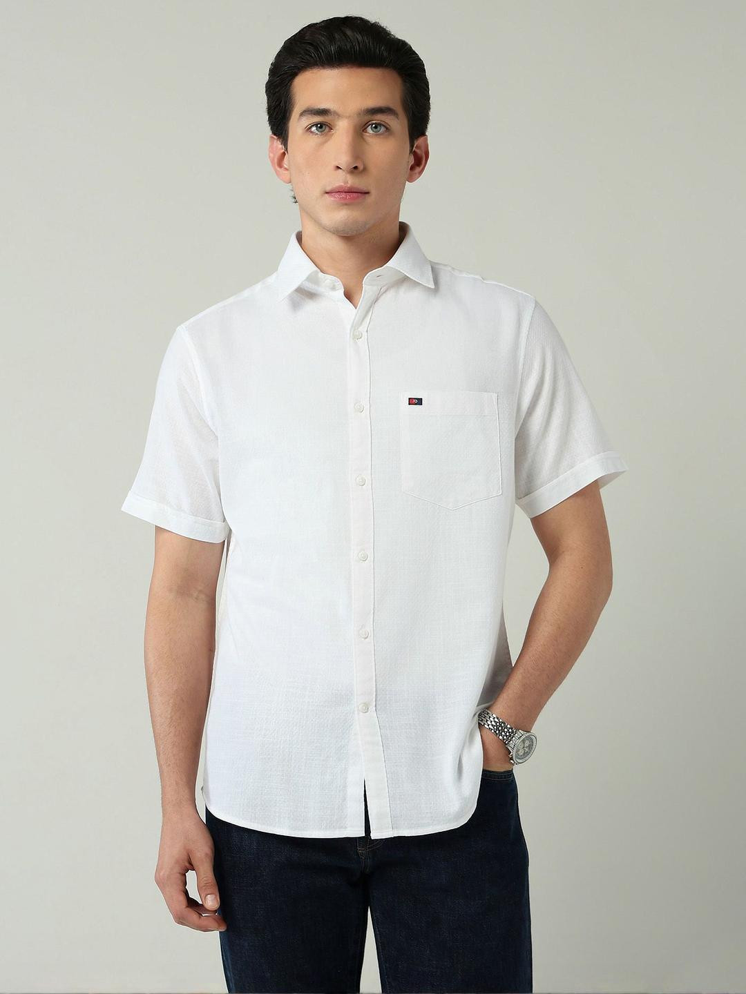 AD By Arvind Men Slim Fit Casual Shirt