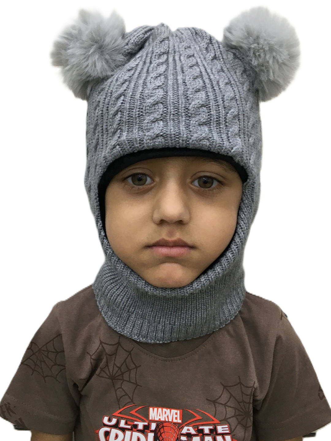 Gajraj Kids Self Design Woollen Balaclava Monkey Caps