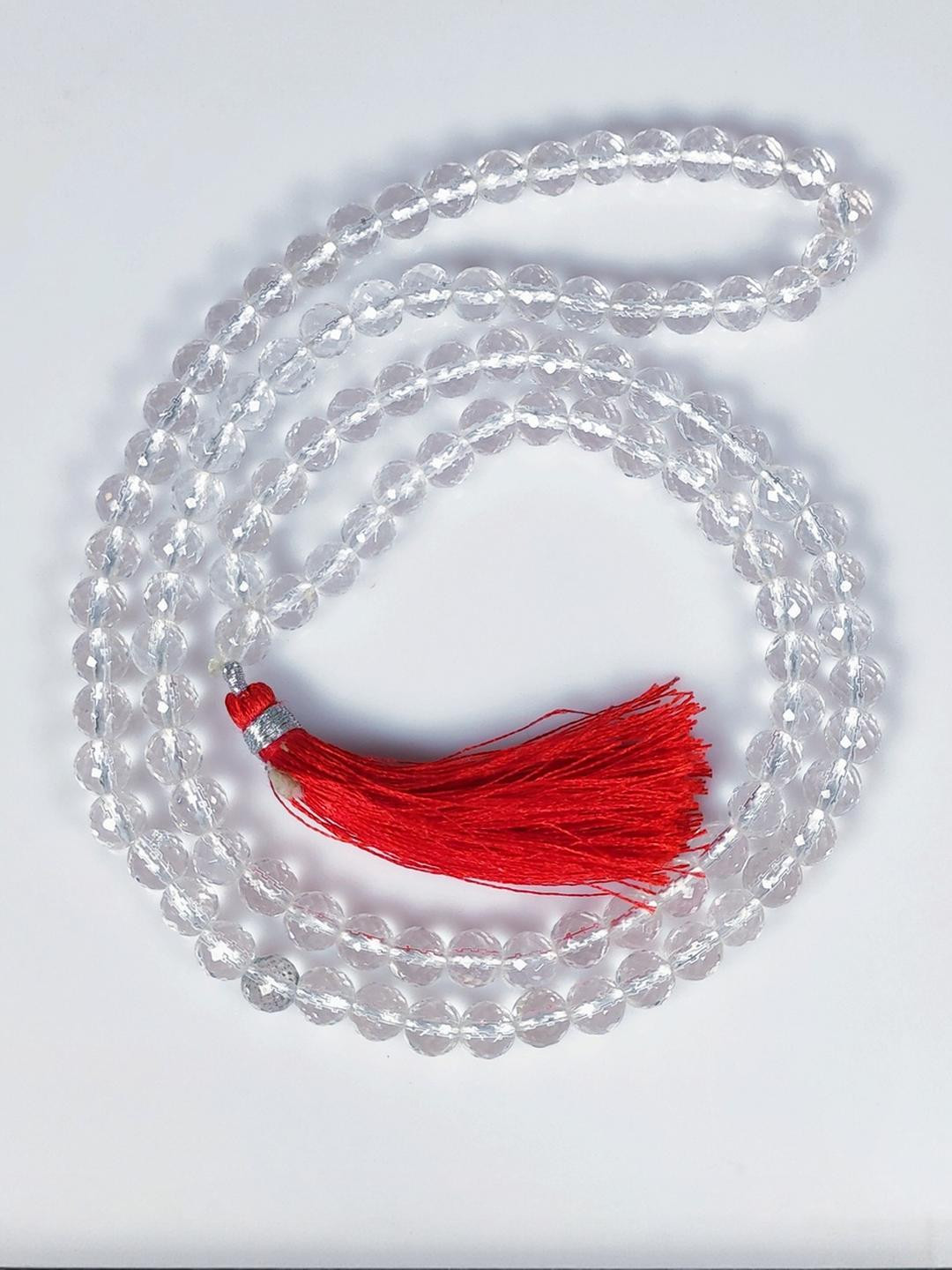 KASHI VISHWANATH RUDRAKSHA & GEMS Sphatik Mala