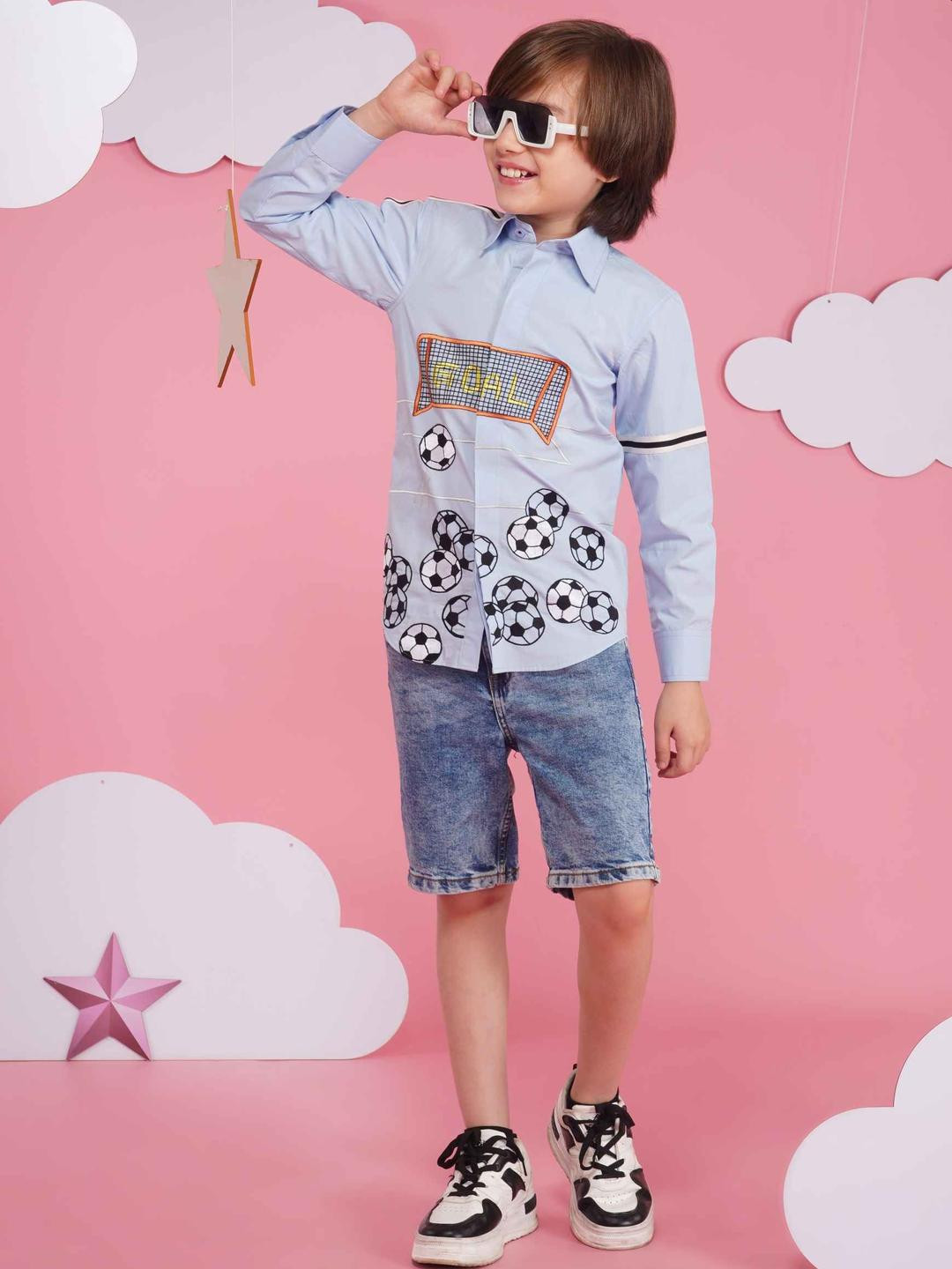 HOITY MOPPET Boys Standard Knitted Shirt