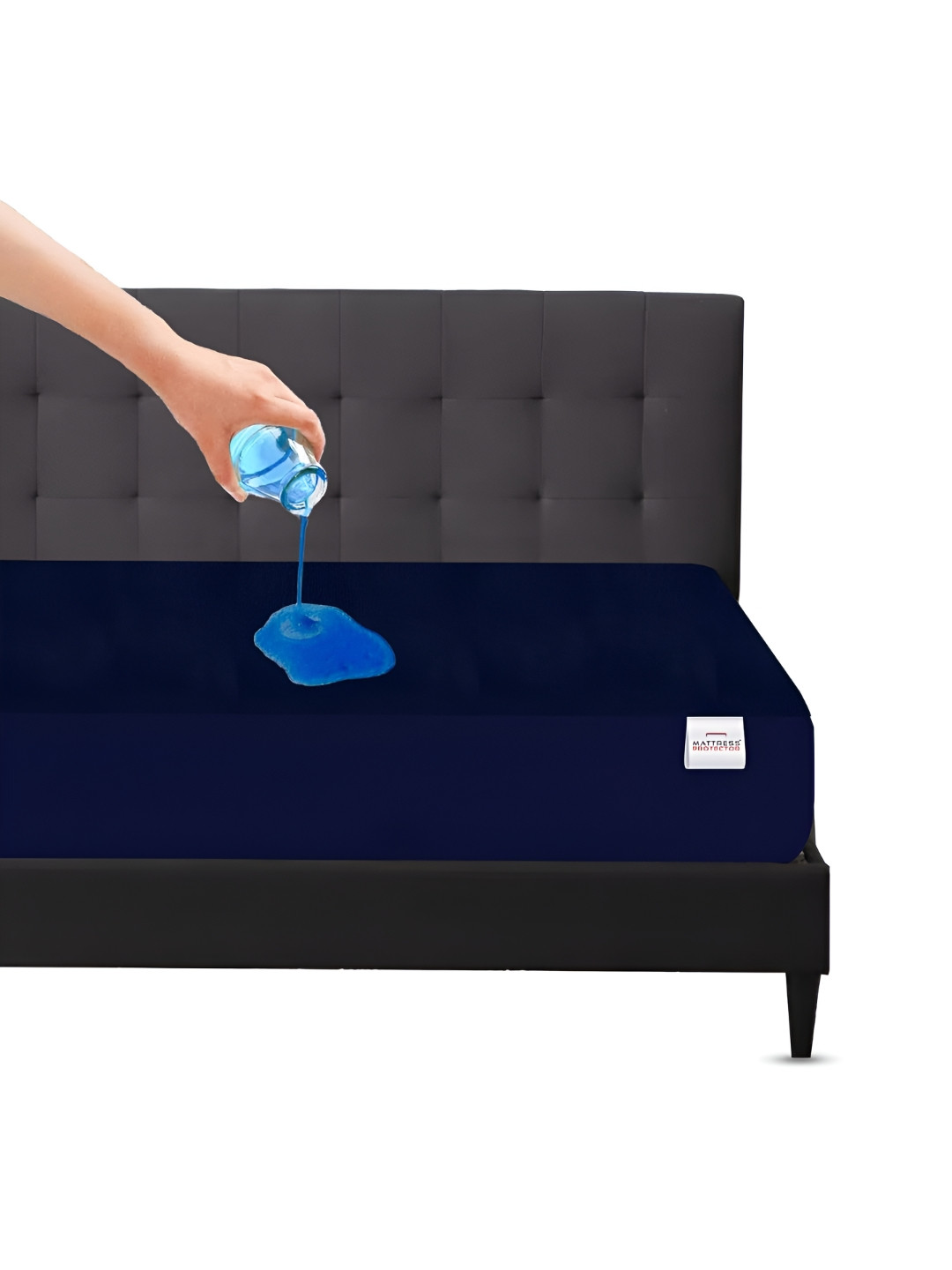 OyO Baby Blue Terry Water Resistant Mattress Protector