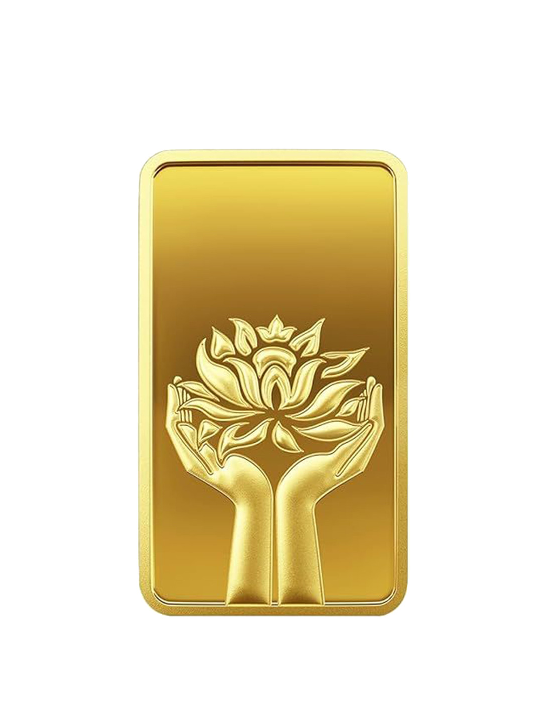 MMTC PAMP 24K 999.9+ Purest 1 Gram Gold Bar, Lotus 1 gm Coin, LBMA Certified