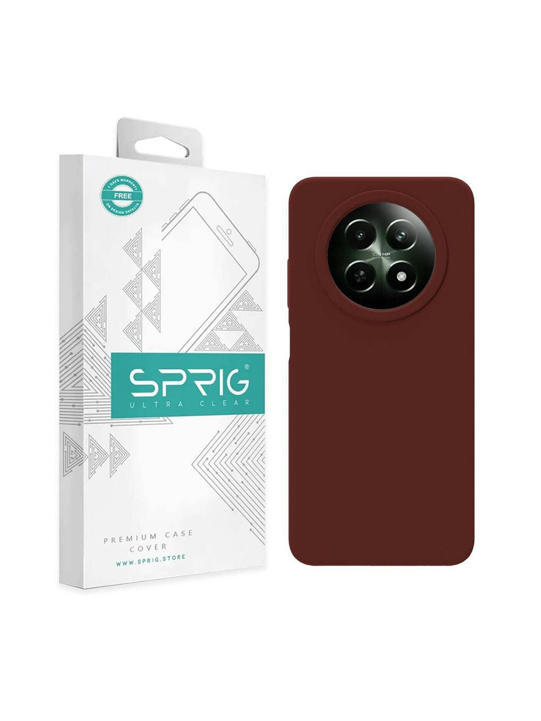 SPRIG Realme Narzo 70X Liquid Silicone Back Cover