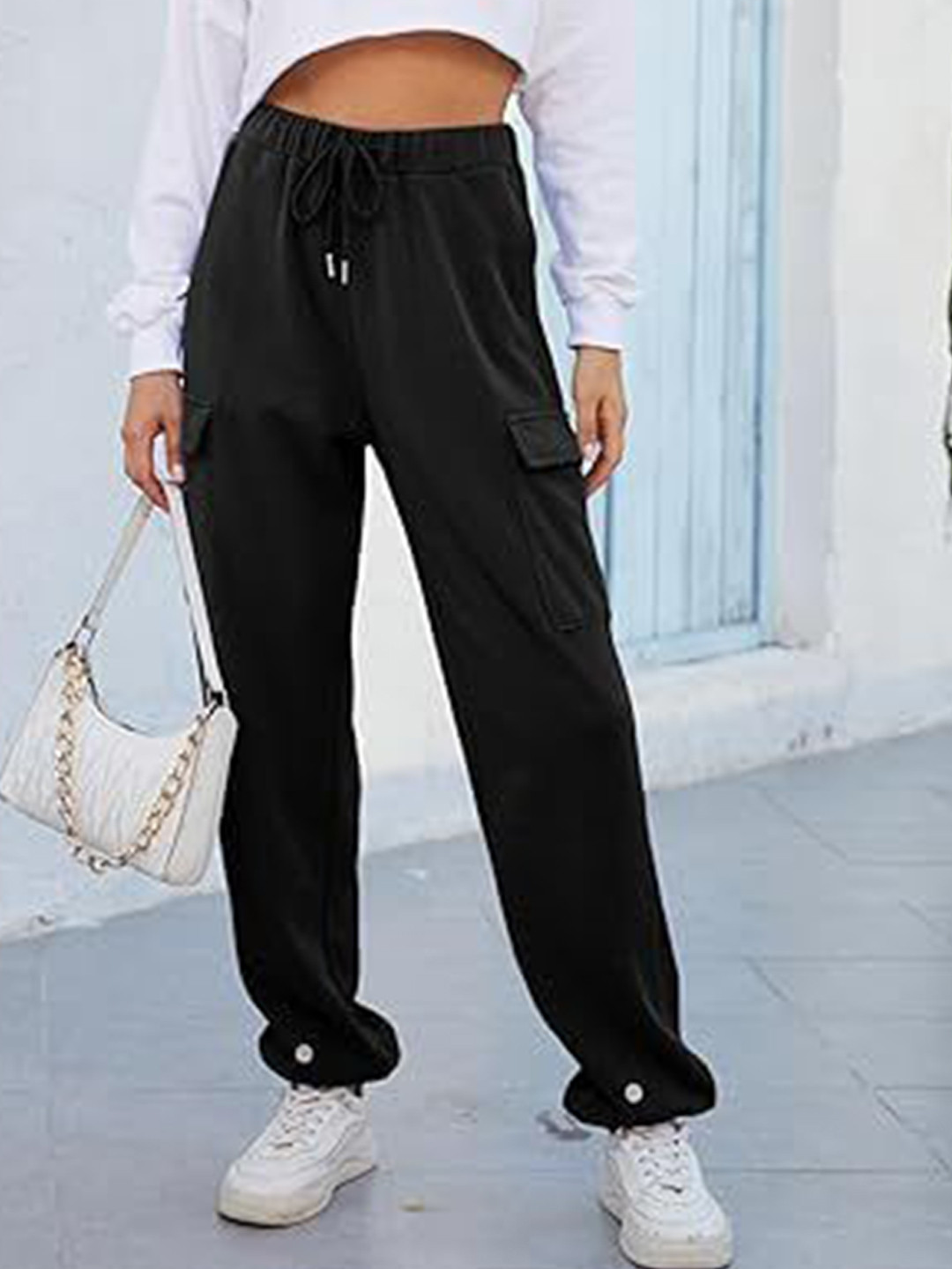 Outzidr Women Mi-d-Rise Cargo Jogger