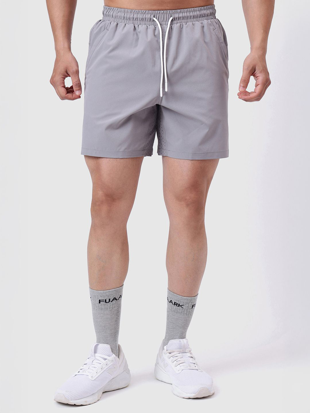 FUAARK Men Mid-Rise Regular Fit Soft Nova Training or Gym Sports Shorts