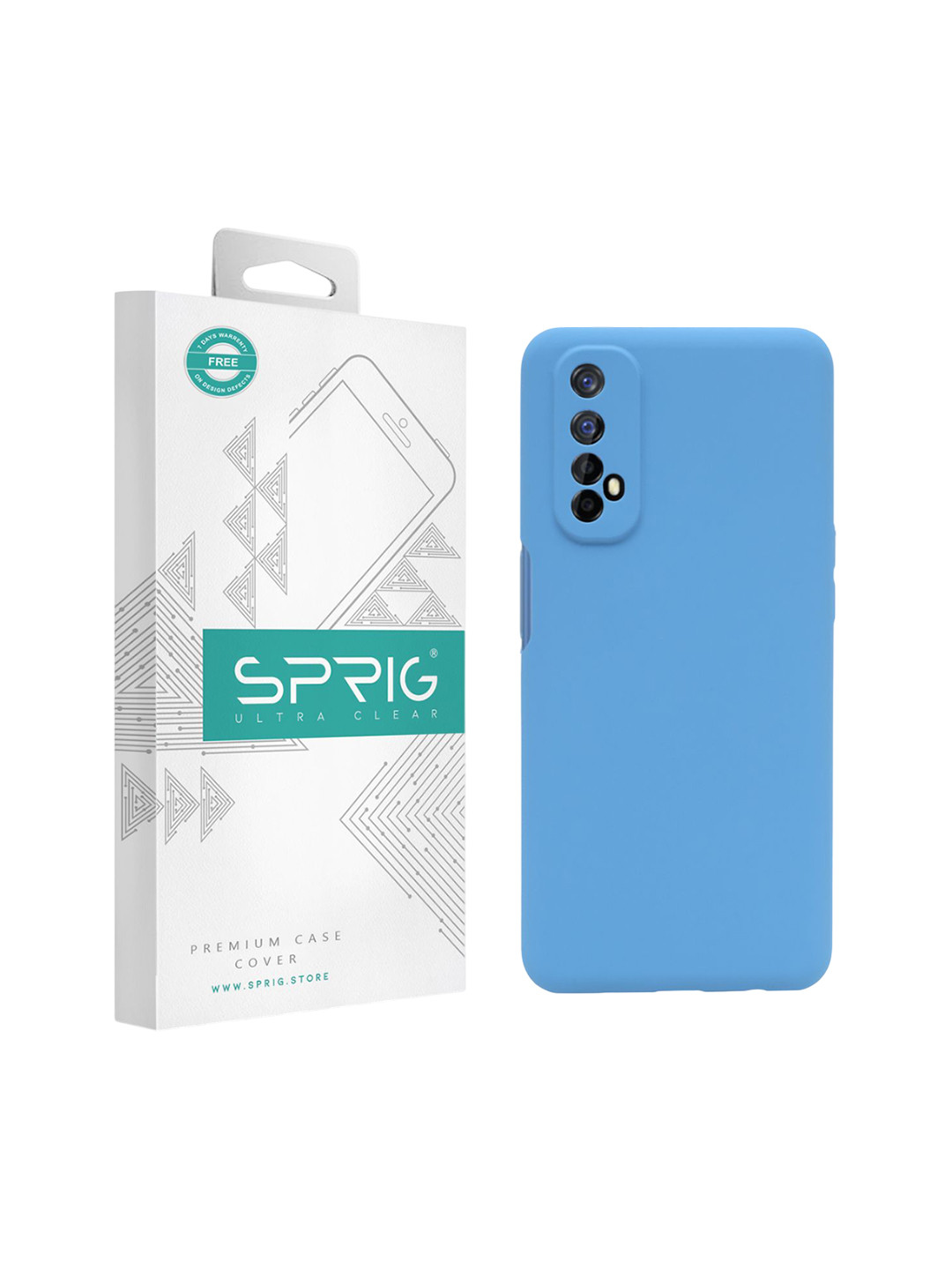 SPRIG Realme 7 Liquid Silicone Back Cover