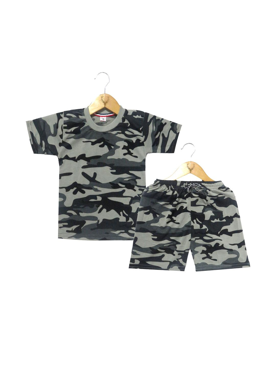 RBF84 Boys Printed T-shirt with Shorts