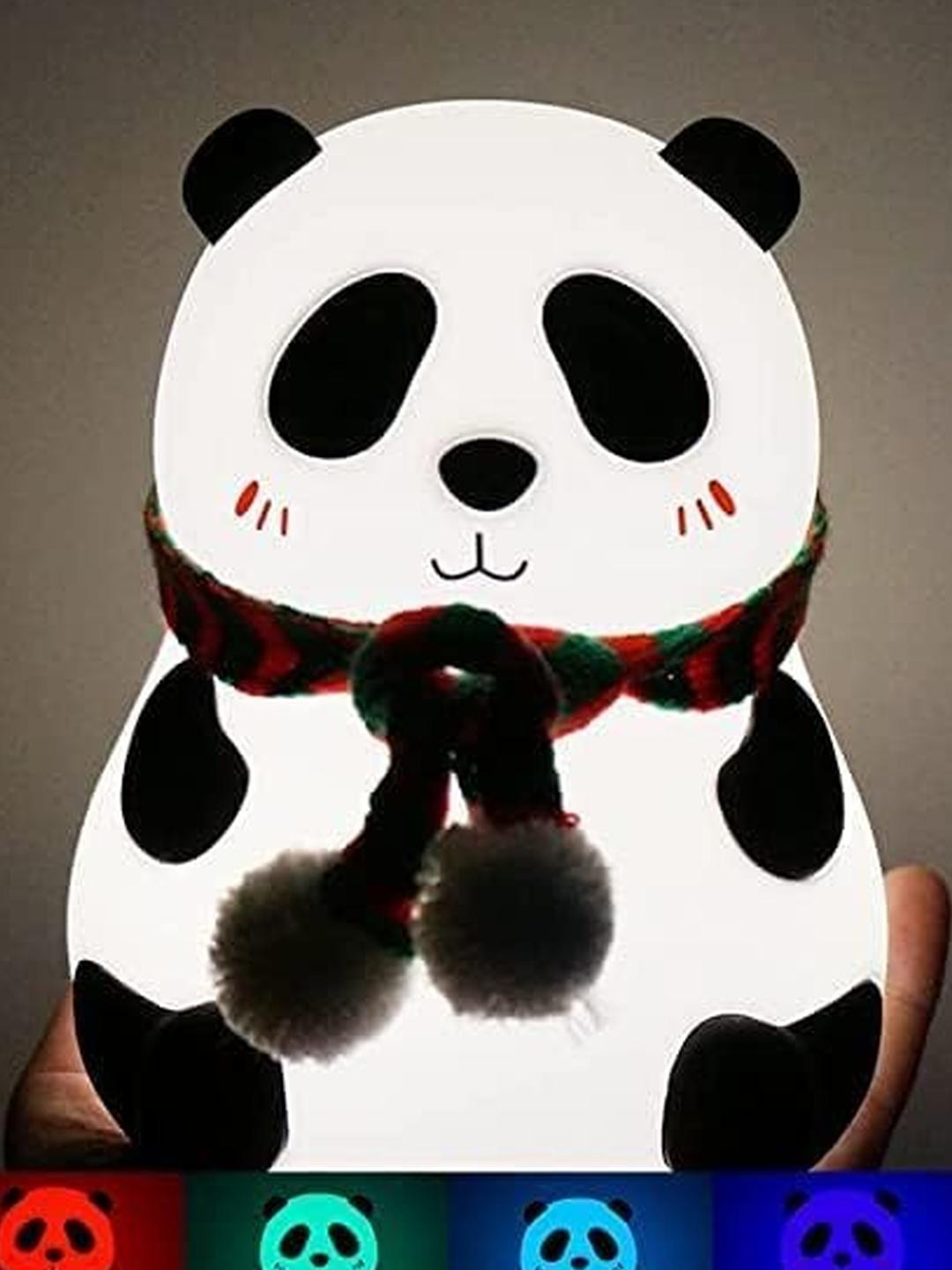 TOYBULK Panda Touch Silicone Night Light LED Lamp