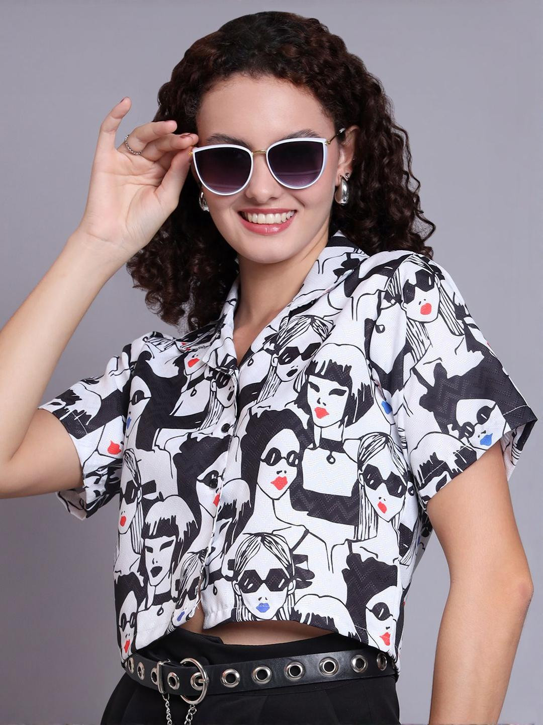 PRIMEFIELD Women Graphic Printed Casual Shirt