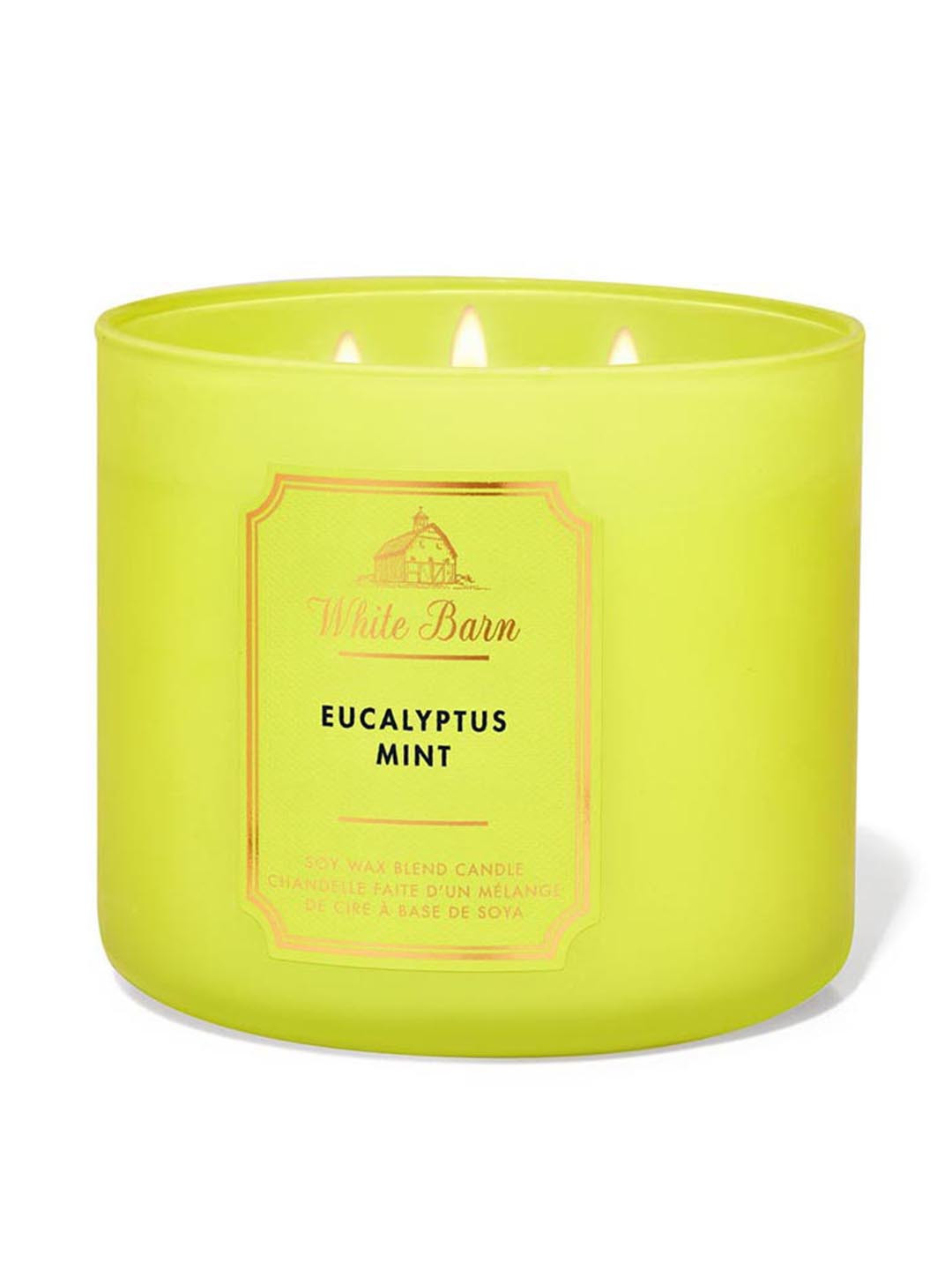 Bath & Body Works Eucalyptus Mint Scented 3-Wick Candle - 411g