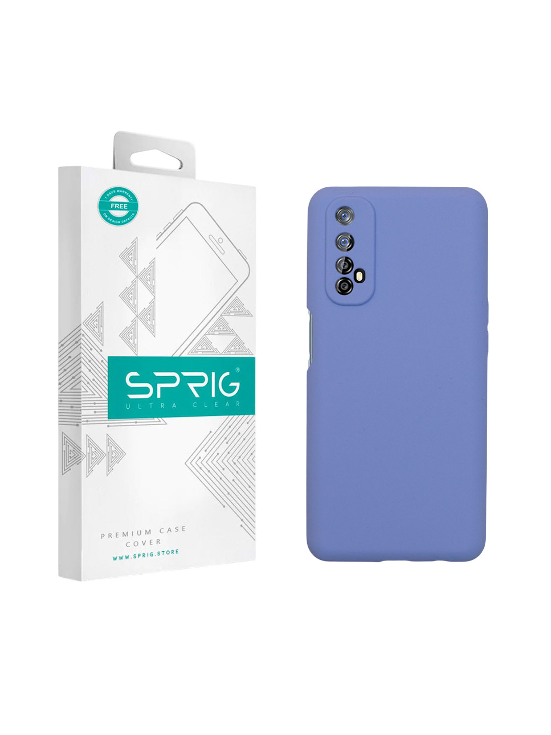 SPRIG Realme 7 Liquid Silicone Back Cover