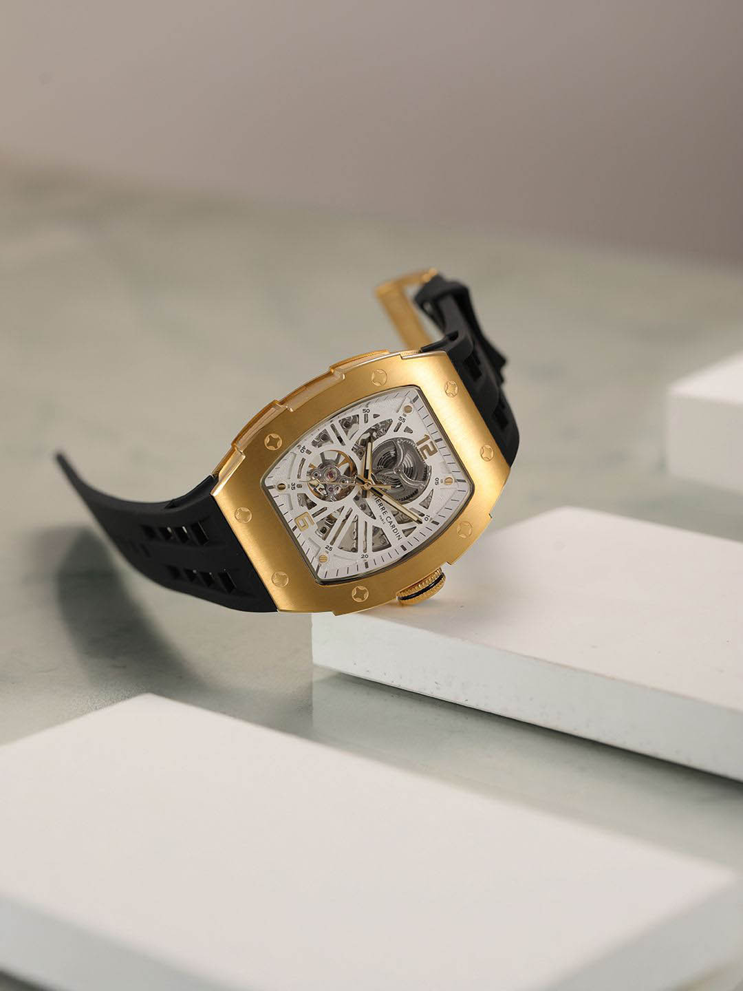 pierre cardin Squelette Men Multi Function Automatic Motion Powered Watch CF.1013.PB.1