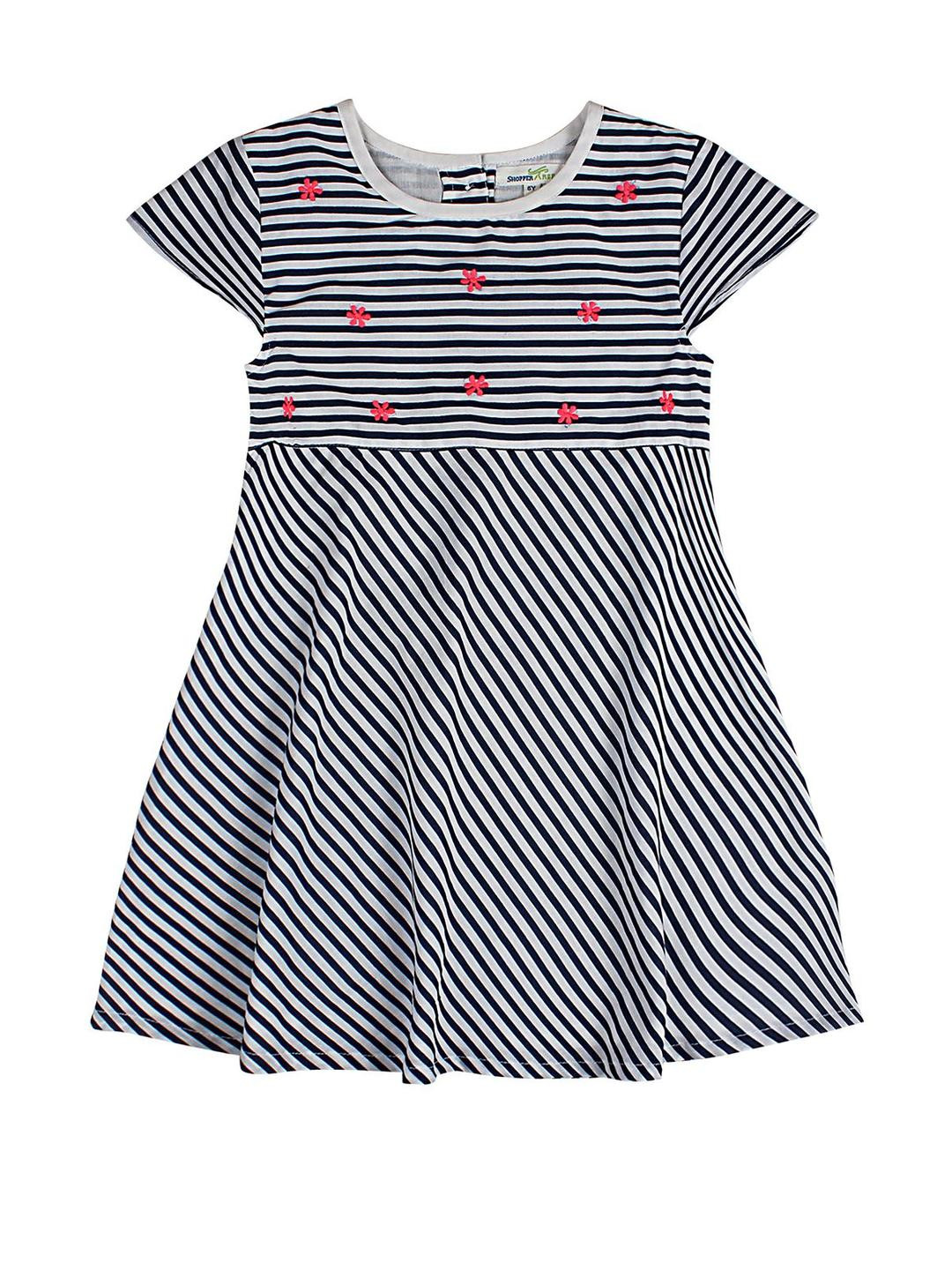 ShopperTree Striped A-Line Dress