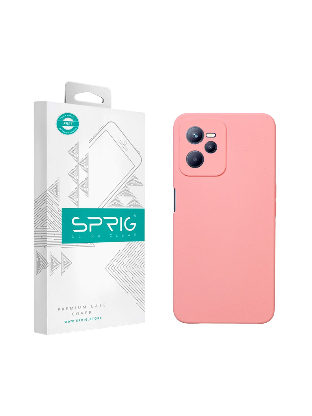 SPRIG Realme C35 Liquid Silicone Back Cover