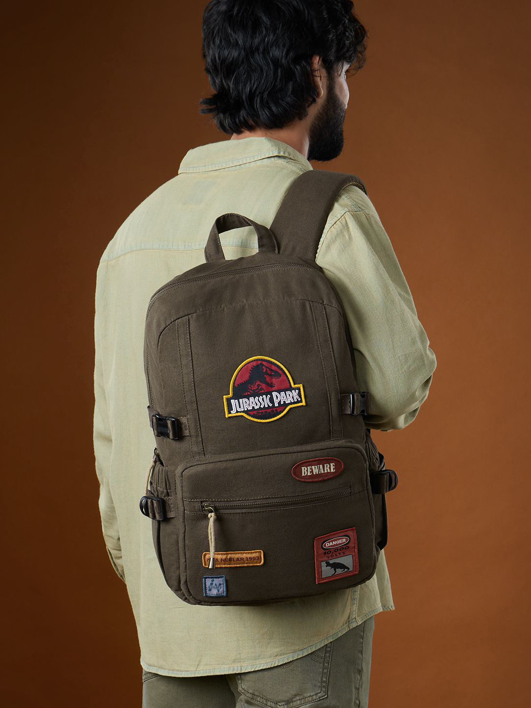 The Souled Store Men Jurassic Park Ranger Backpack