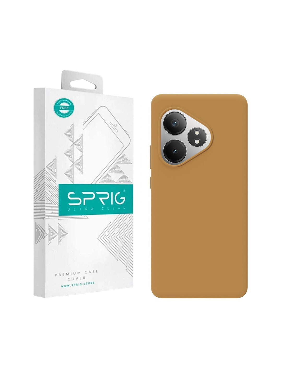 SPRIG Realme GT 6T 5G Liquid Silicone Back Cover