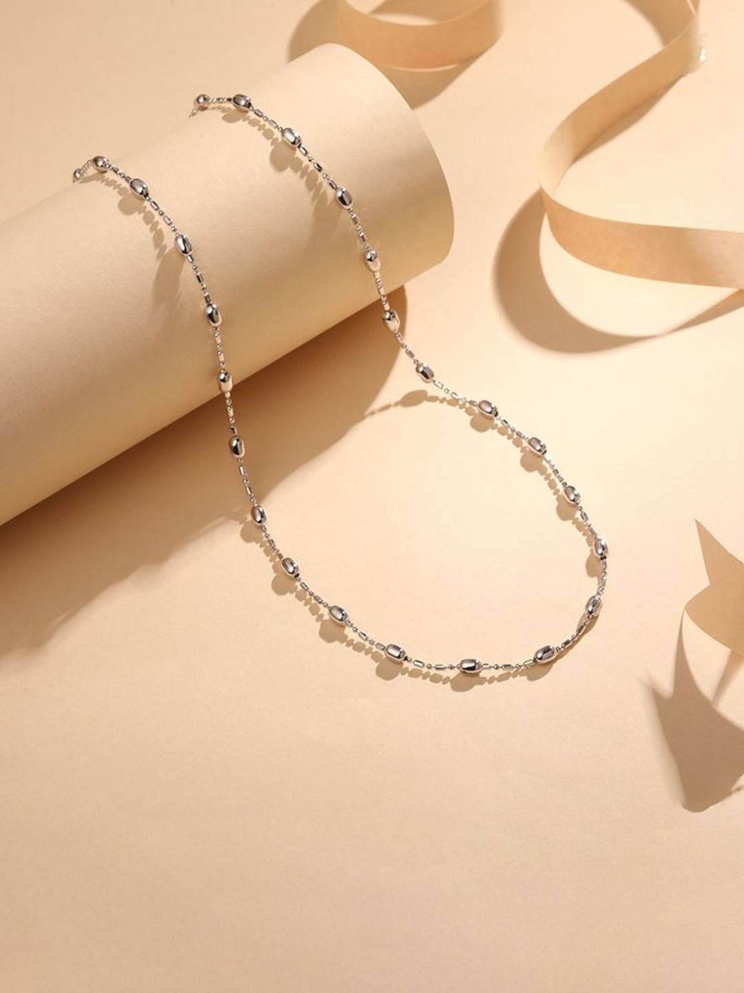 Cierra Silver-Plated Sterling Silver Beaded Necklace