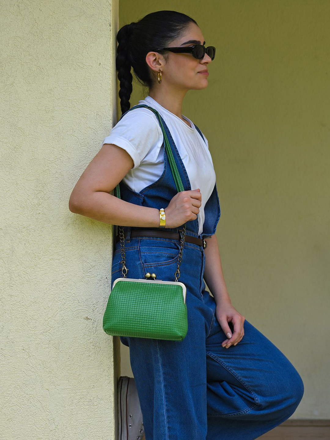 Anuschka Women Textured Crossbody Leather Sling Bag