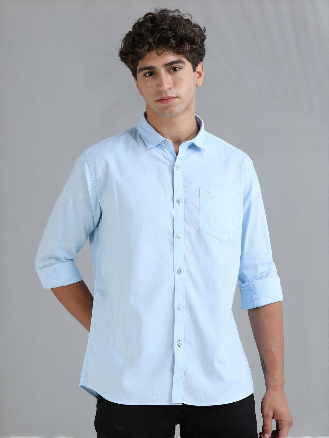 RIGS AND RAGS Men Smart Casual Shirt