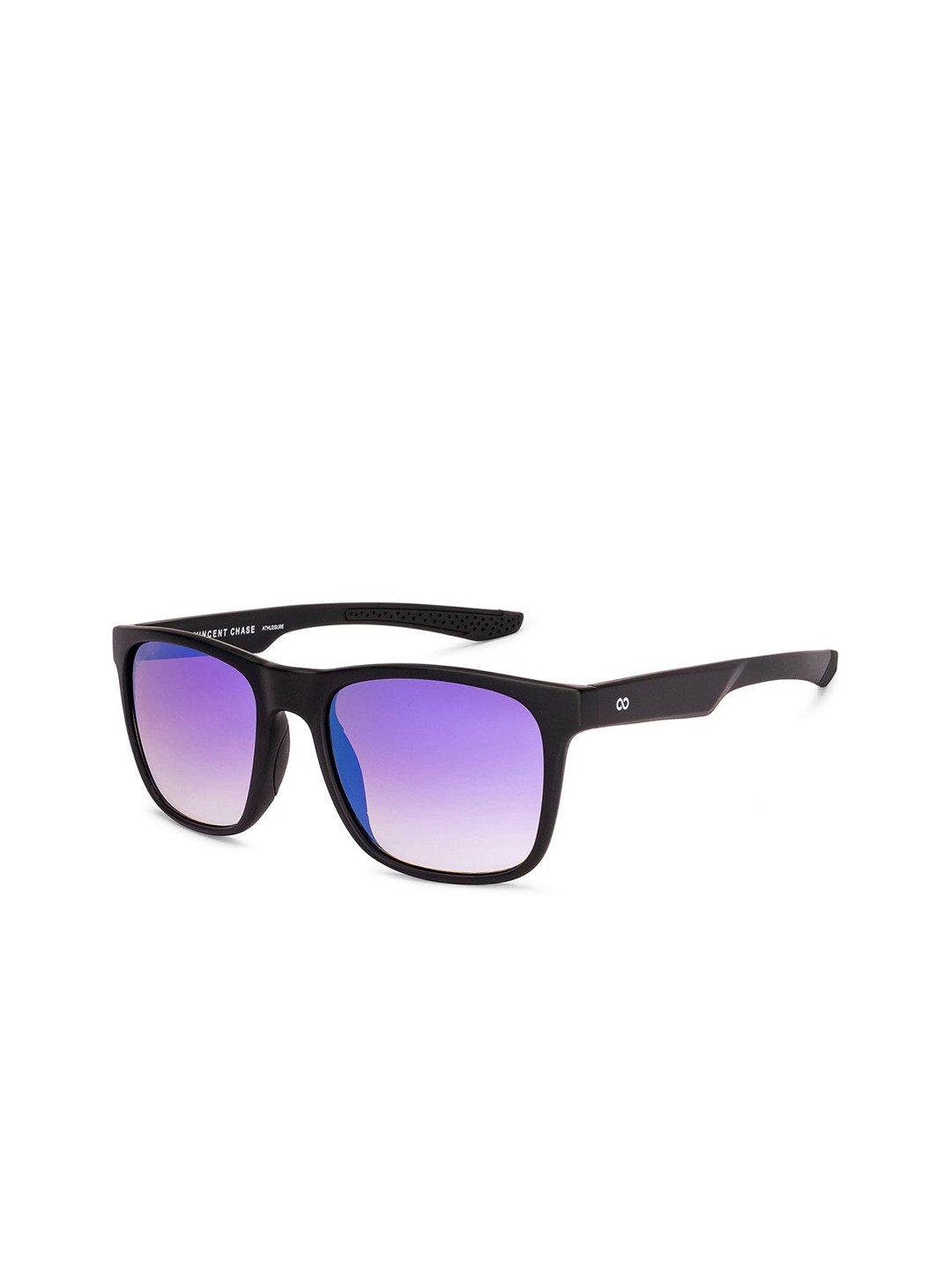Vincent Chase Unisex Blue Lens & Black Square Sunglasses With UV Protected Lens 234994
