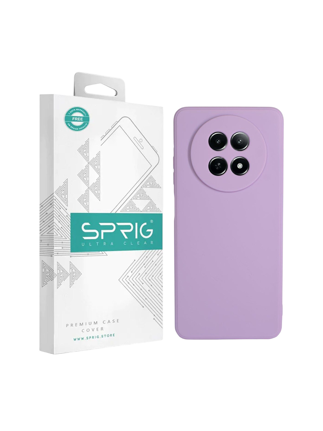 SPRIG Realme 12 5G Matte Back Cover