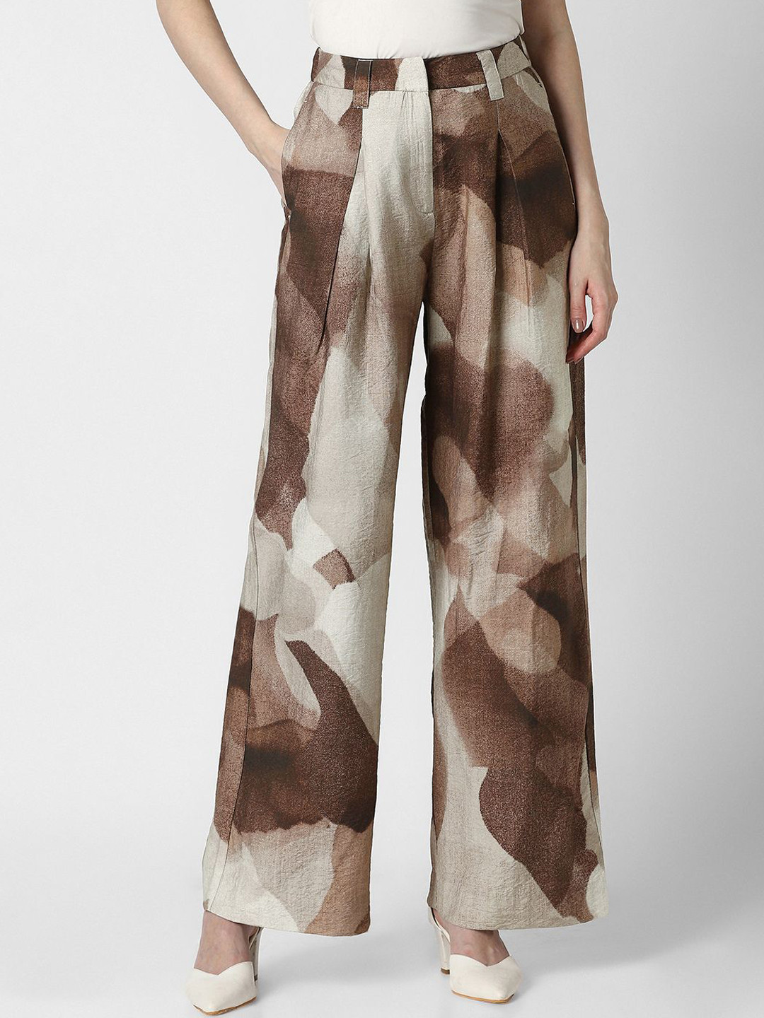 Van Heusen Woman Women Floral Printed Pleated Trousers