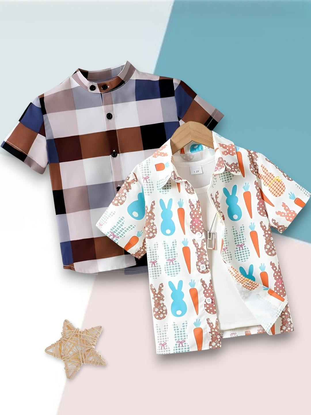 VANI COUTURE Boys Printed Casual Shirt