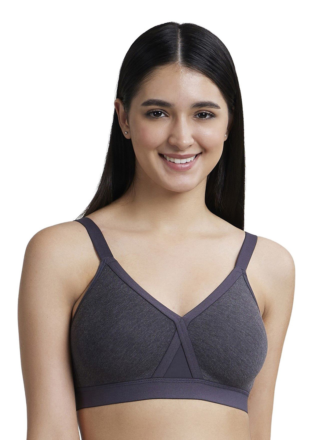 SALIENT BRA & PANTIES Bra Full Coverage Non-Padded Cotton Non-Wired & Wide Bottom Band