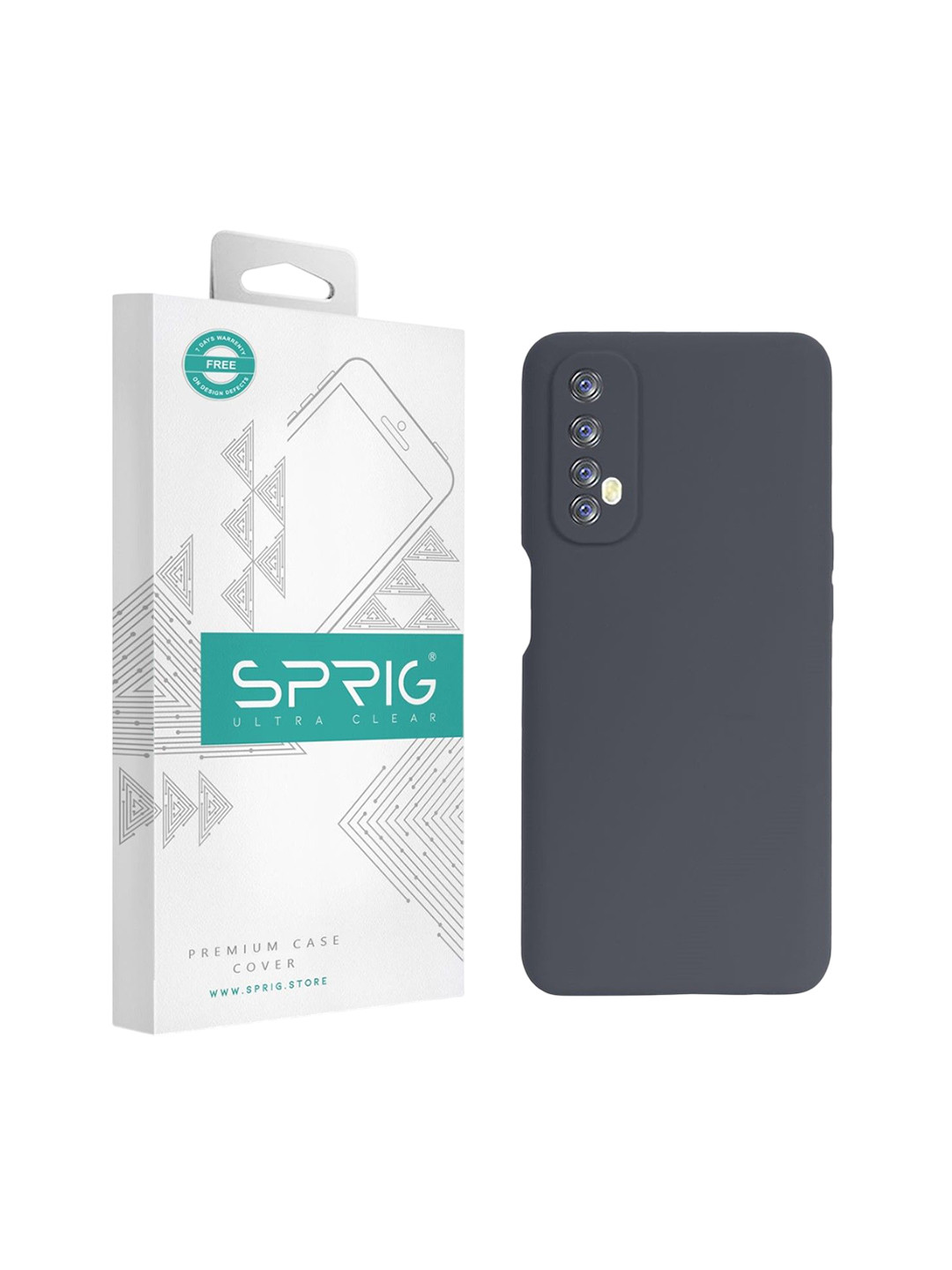 SPRIG Realme 7 Liquid Silicone Back Cover