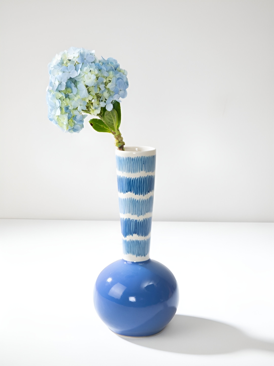 FREEDOM TREE Wobble Bobble Blue Ceramic Flower Vases