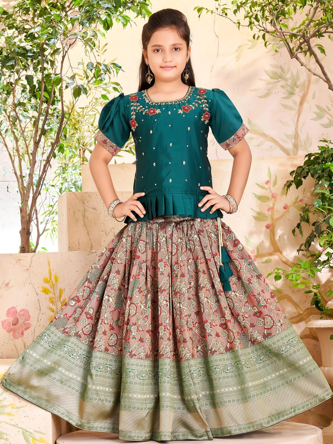 Muhuratam Ready To Wear Art Silk Lehenga Choli