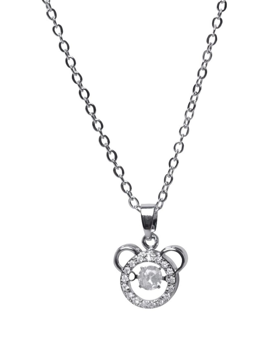 The Aira Bling Silver Stainless Steel Necklace