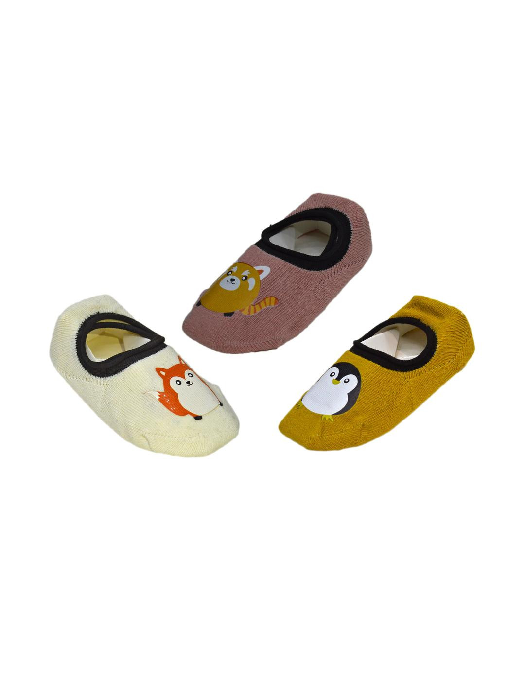 ME Stores Kids Set Of 3 Anti-Skid Silicon Socks