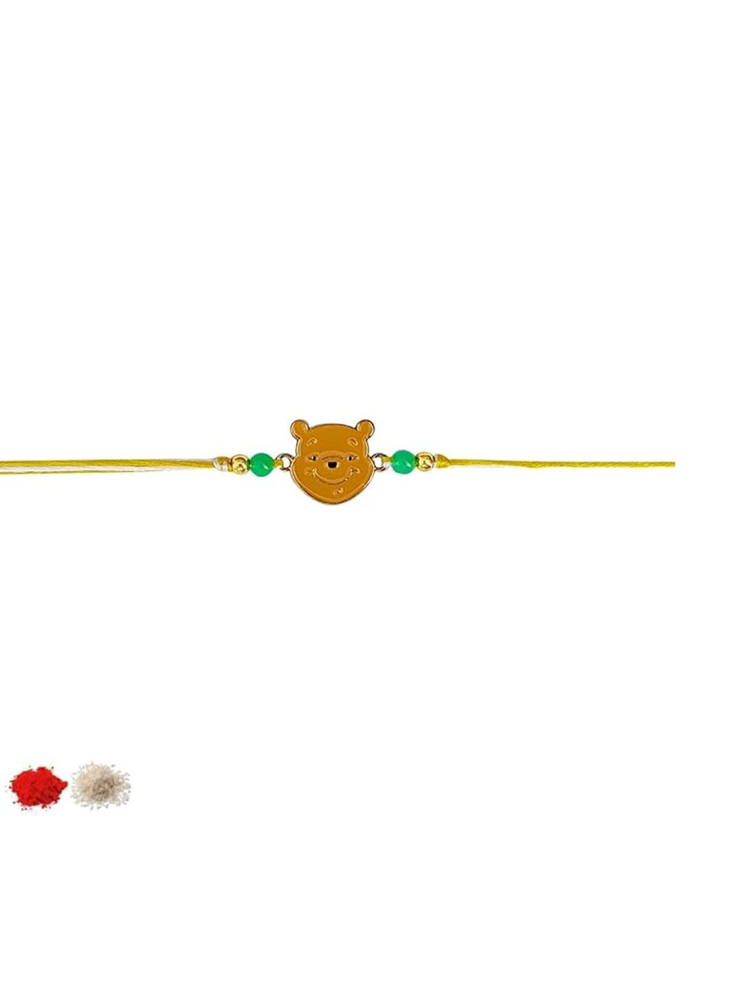 FURE Winnie The Pooh Rakhi (Roli Chawal included)