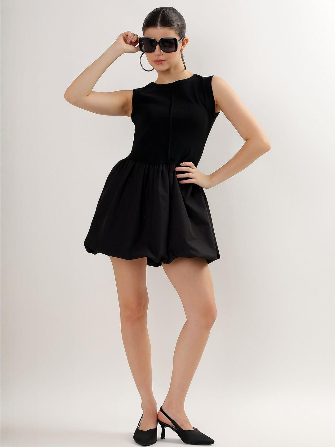 Beyond Pink Fit & Flare Mini Dress