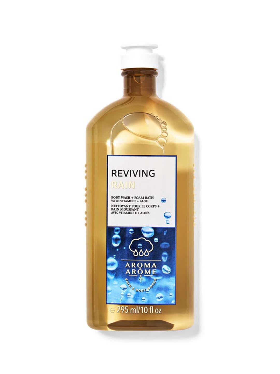 Bath & Body Works Reviving Rain Body Wash & Foam Bath - 295ml