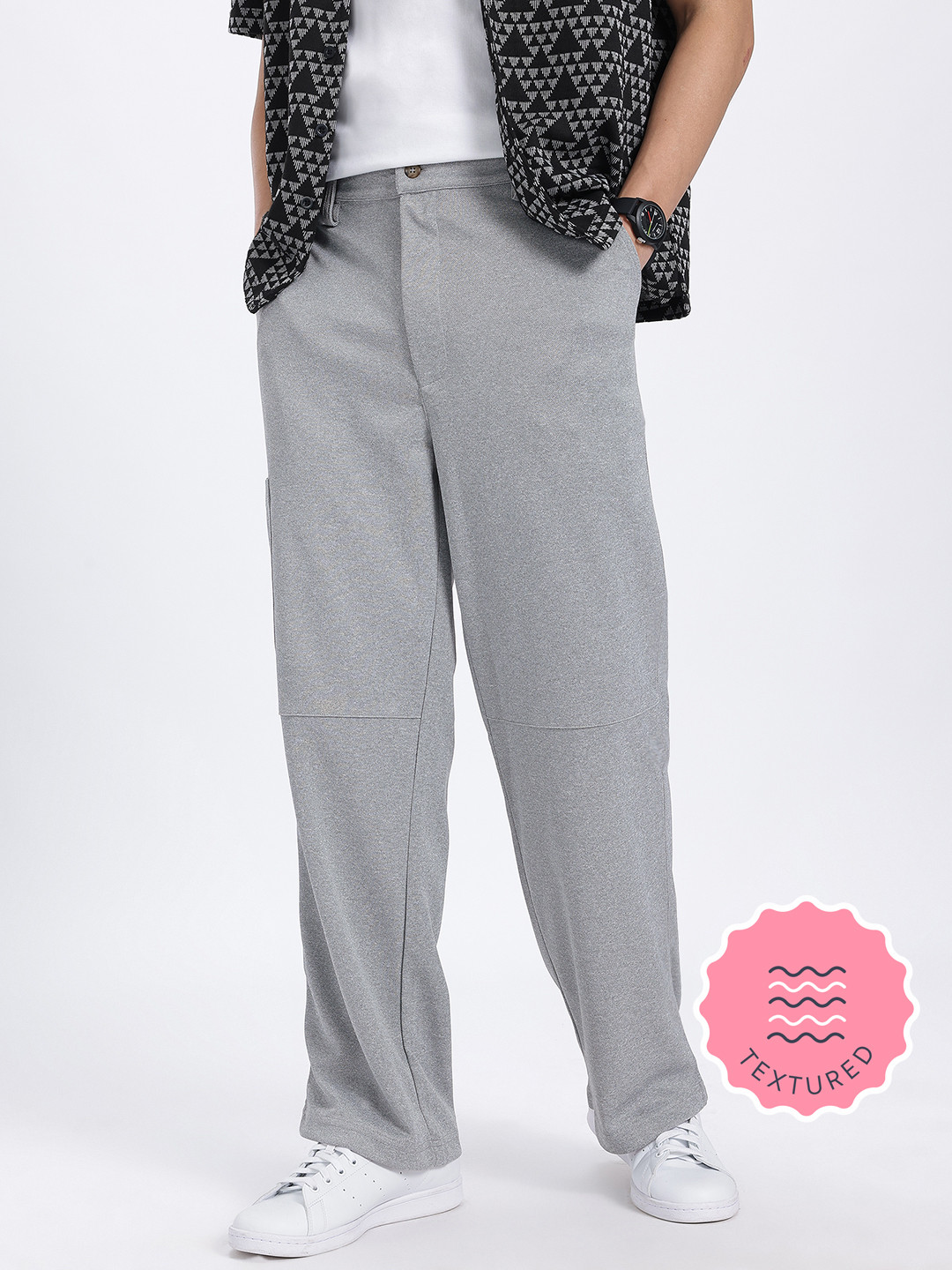 Tactile Terrain Textured Cargo Trousers