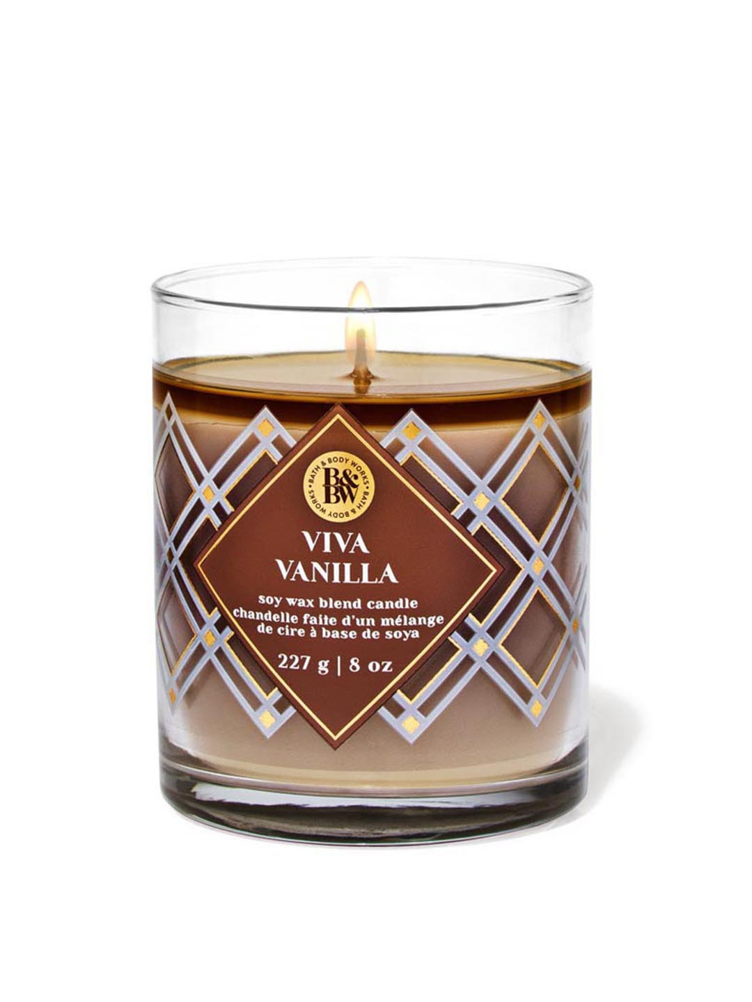 Bath & Body Works Viva Vanilla Scented Single Wick Candle - 227g