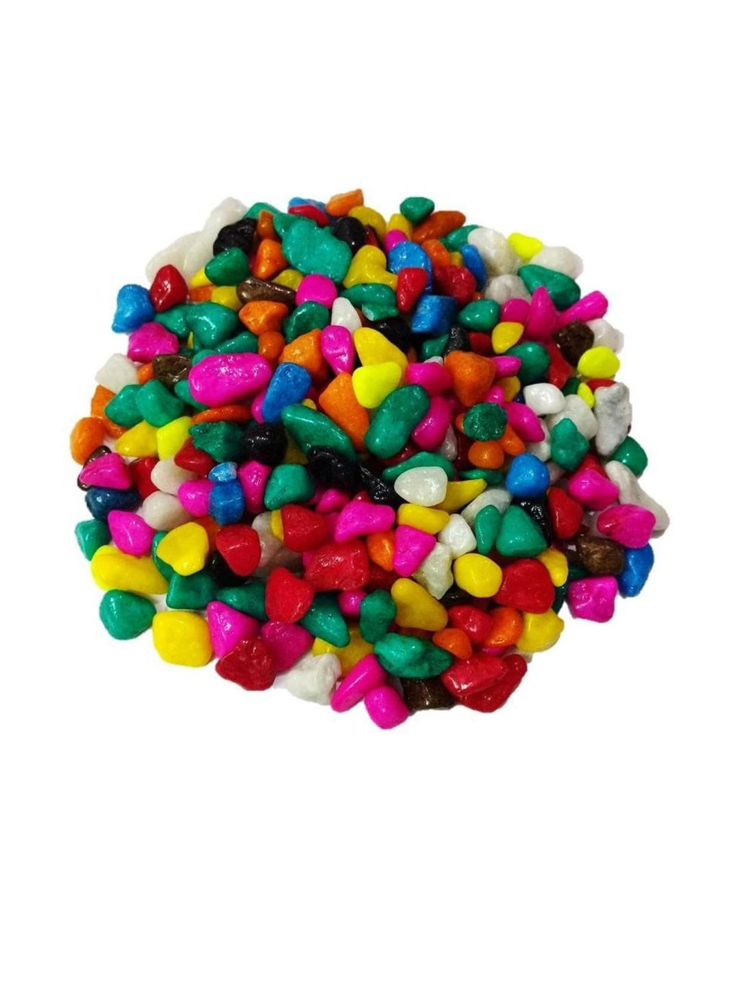 Somil Multicolor Pabbles/Stone for Garden, Plants, Aquarium & Home Decor Wt. 450g- P65