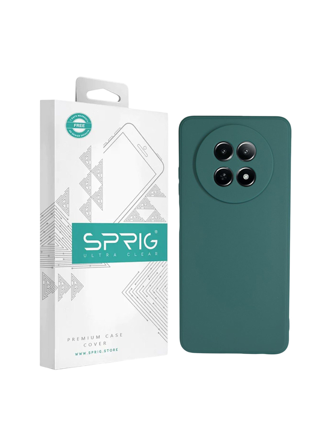 SPRIG Realme C65 5G TPU Matte Back Cover