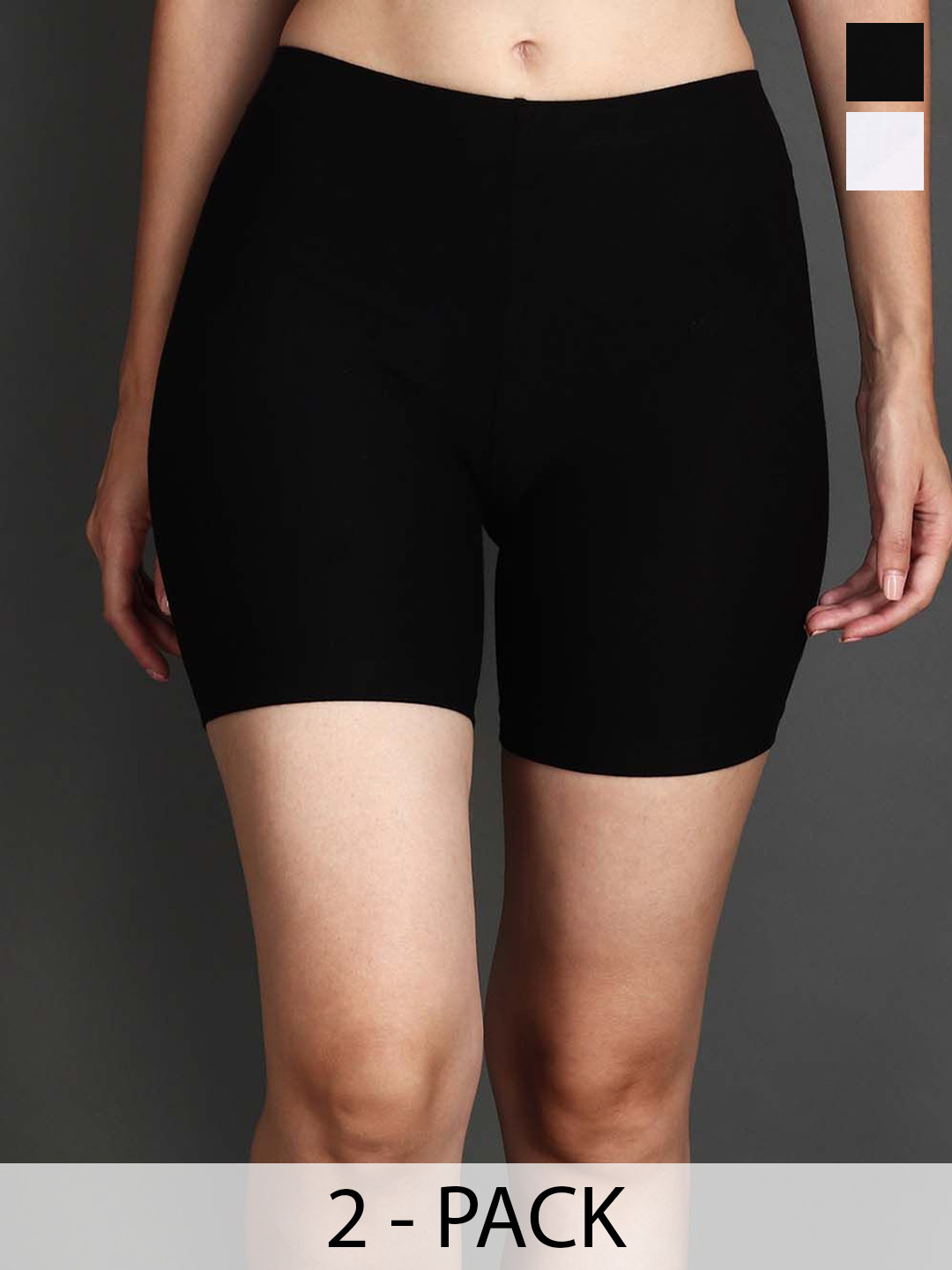 SHOPPY VILLA Women Pack Of 2 Sports Shorts