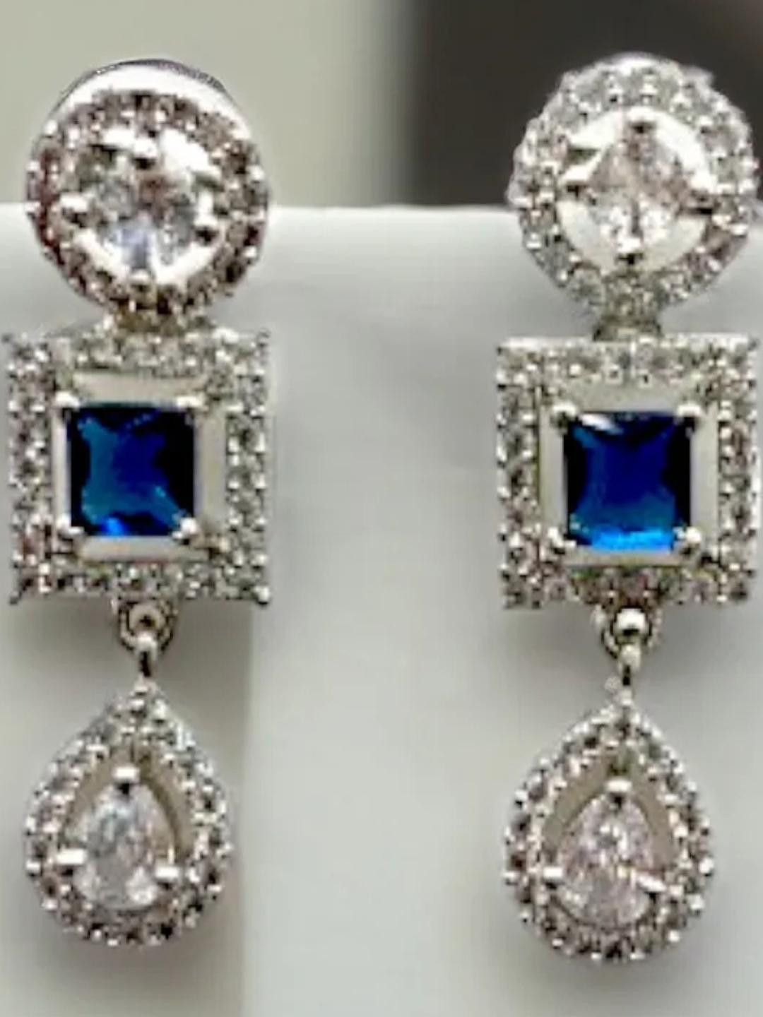 Stylish Designer Earrings- BLUE