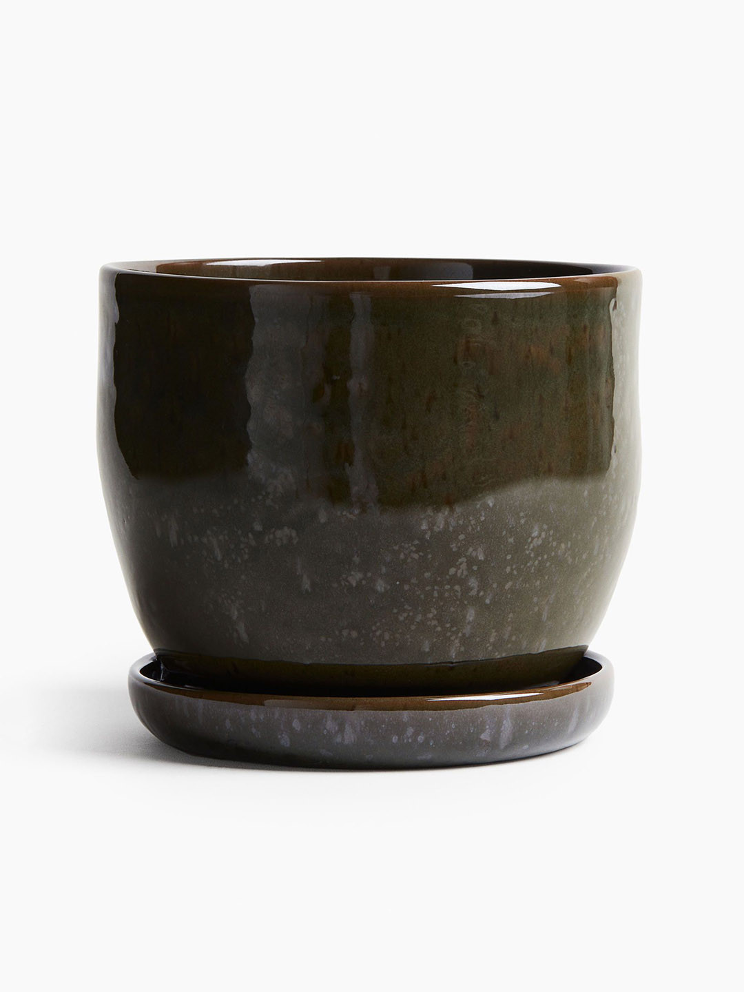 H&M Terracotta Plant Pot & Saucer