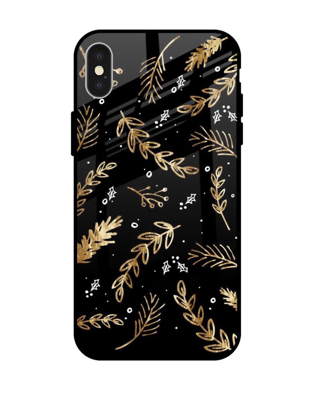 QRIOH Floral Printed iPhone X Back Case Mobile Accessories