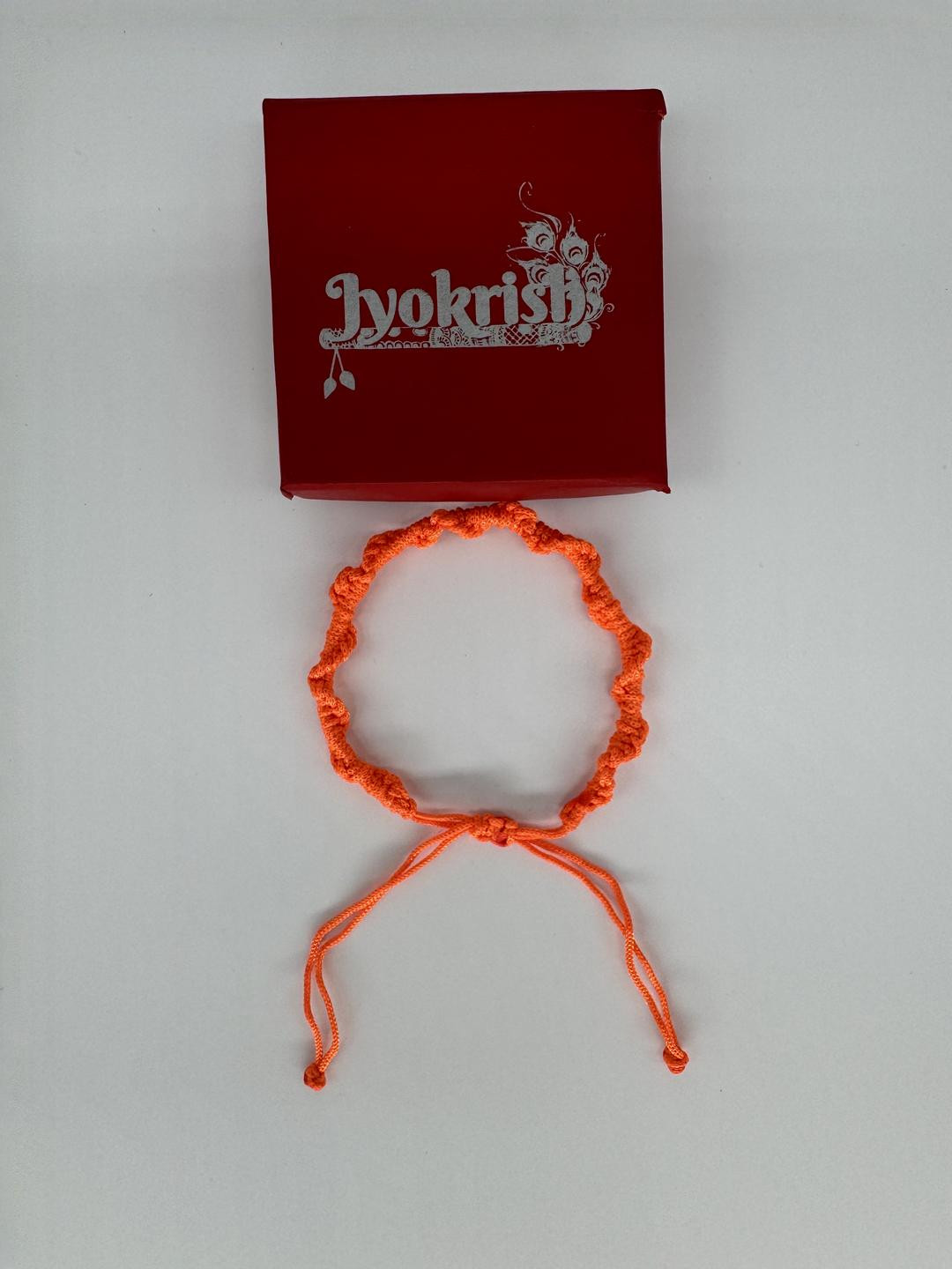 Orange Silk Dori Spring Bracelet