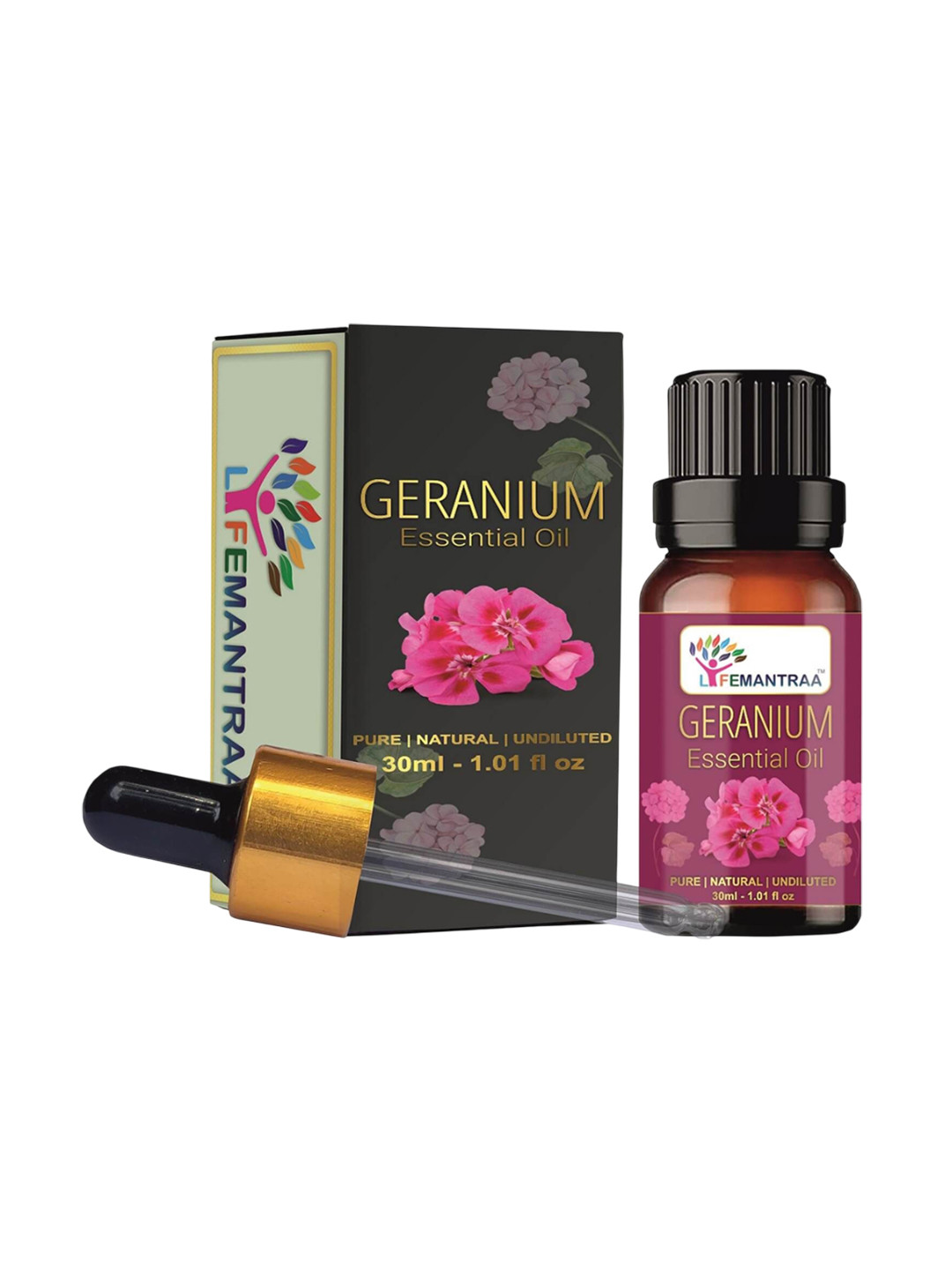 Lifemantraa Geranium Essential Oil - 30 ml