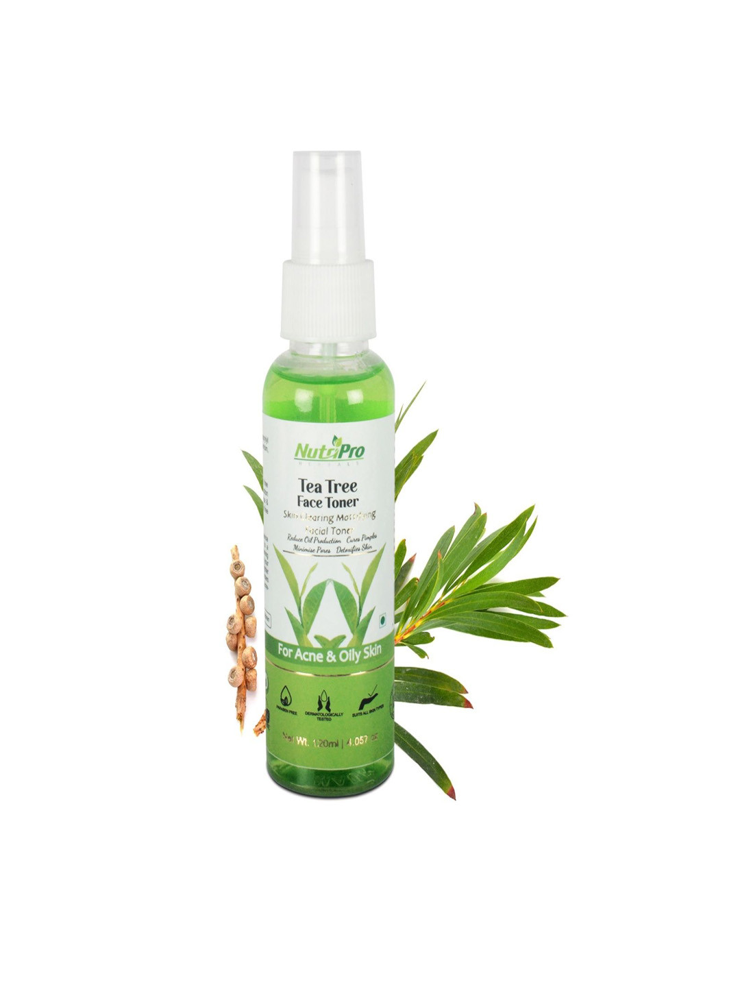 Nutripro Tea Tree Toner For Acne & Oily Skin - 120 ml