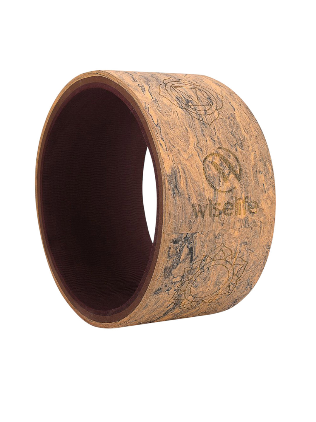 WiseLife Yoga Wheel Pro Stretching Backbends Exercise Deep Tissue Massage & Back Relief